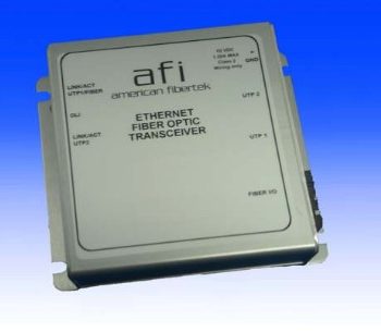 American Fibertek MX-48-LX-ST-POE+ 2 Fiber 10/100/1000 Ethernet MM