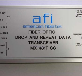 American Fibertek MX-481T-SC Drop and Repeat RS485 Transceiver