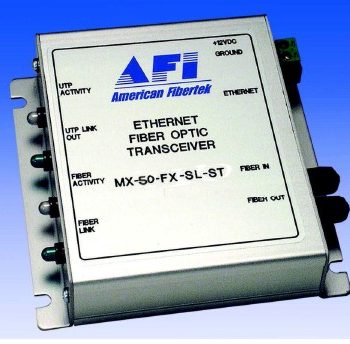 American Fibertek MX-50-FX-SL-ST Two Fiber/Port Module FX Singlemode ST Connector