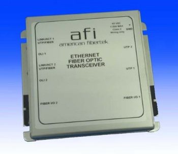 American Fibertek MX-50-FX-SL-ST-PoE+ Ethernet – 2 FX Fiber Port + 2 RJ45 Ports 10 / 100 / 1000 Single Mode 2 Fiber PoE+