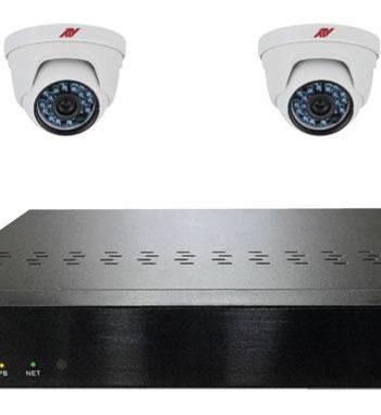 ATV N4P1T4 4-Channel NVR Camera System with (4) HD Turret Domes