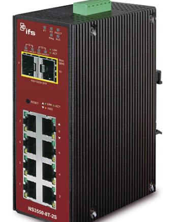 GE Security Interlogix NS3550-8T-2S 8 Port Industrial Gigabit Managed Switch