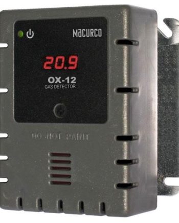 Macurco OX-12 Oxygen O2 Fixed Gas Detector Controller Transducer