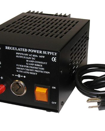 MG Electronics PS-12C Regulated and Filtered Power Supply with Cigarette Lighter Plug