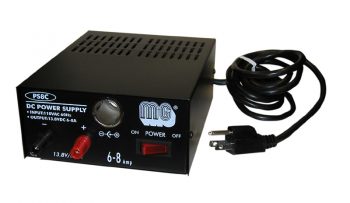 MG Electronics PS-8C Regulated and Filtered Power Supply with Cigarette Lighter Plug