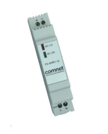 Comnet PS-AMR1-12 12VDC 10Watt (0.83A) DIN Rail High Temp Power Supply