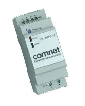 Comnet PS-AMR2-12 12VDC 24Watt (2A) DIN Rail High Temp Power Supply