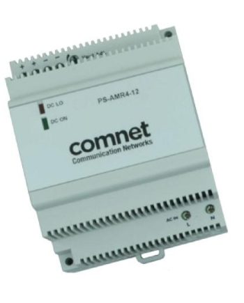 Comnet PS-AMR4-12 12VDC 54Watt (4.5A) DIN Rail High Temp Power Supply