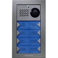 Comelit PV8F Powercom Video Flush Mount 8 Push Button Entry Panel Kit