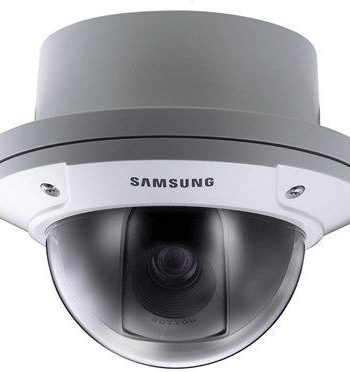 Samsung SCC-C9302F-N 1/4-inch Day/Night Anti-Vandal 12x Motorized Zoom Weatherproof Dome Camera, Flush Mount