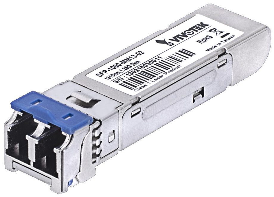Vivotek SFP-1000-MM13-02 Gigabit Mini GBIC Multi Mode 1310nm 2KM, LC Connector