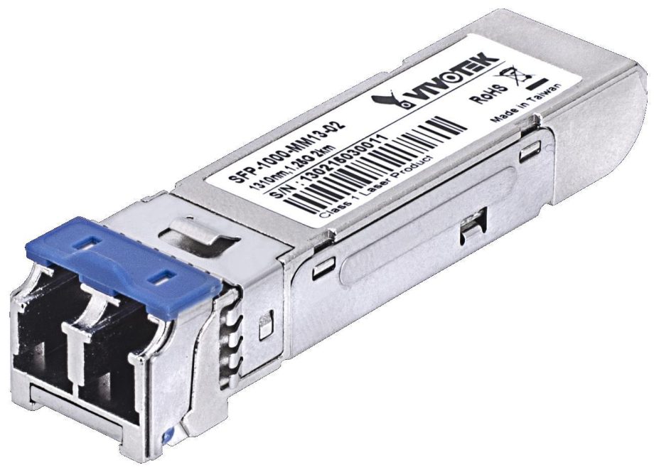 Vivotek SFP-1000-SM13-10I Industrial Gigabit Mini GBIC Single Mode 1312nm 10KM, LC Connector