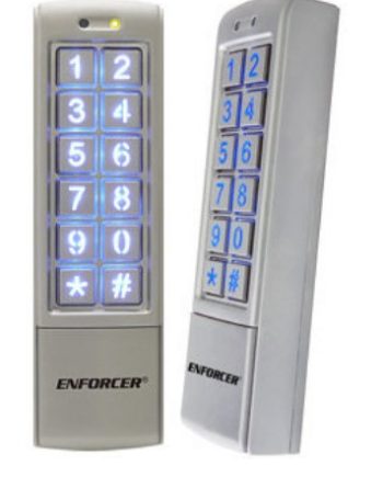 Seco-Larm SK-2323-SDQ Mullion-Style Outdoor Stand-Alone Keypad