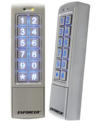 Seco-Larm SK-2323-SPQ Mullion-Style Outdoor Stand-Alone Keypad