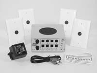 ETS SM7VA Kit Includes: 4 SM1 Microphones SM4VA Audio/Video Switcher/Mixer/Amp