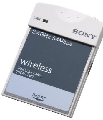 Sony SNCA-CFW5 IEEE 802.11g Wireless LAN Card