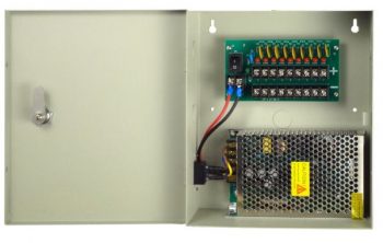 SecurityTronix ST-PBX9/10A-PTC Camera Power Supply, 9 Outputs, 12VDC, 10A
