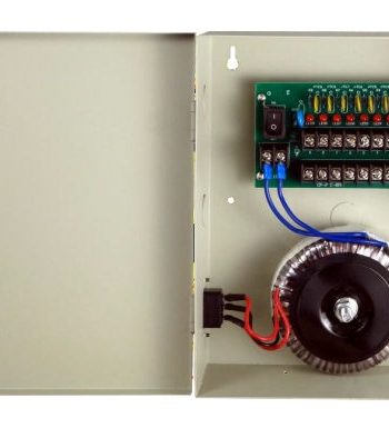 SecurityTronix ST-PBX9/24AC-PTC Camera Power Supply, 9 Outputs, 24VAC, 5A