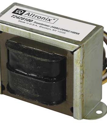 Altronix T2428100 Open Frame Transformer, 24/28VAC @ 100VA, 115VAC