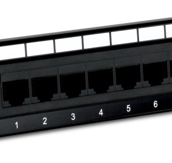 TRENDnet TC-P08C6 8-Port Cat. 6 Unshielded Patch Panel (10″ wide)