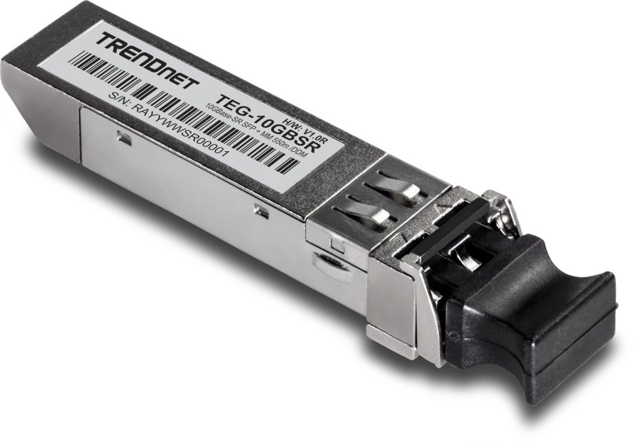 TRENDnet TEG-10GBSR SFP+ Multi Mode LC Module 550m (1,804 Feet) with DDM