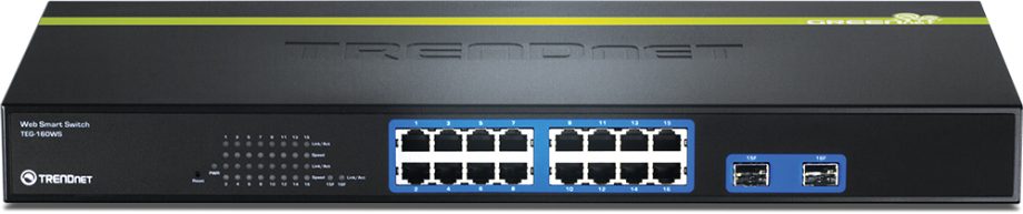 TRENDnet TEG-160WS 16-Port Gigabit Web Smart Switch