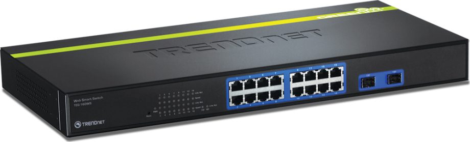 TRENDnet TEG-160WS 16-Port Gigabit Web Smart Switch