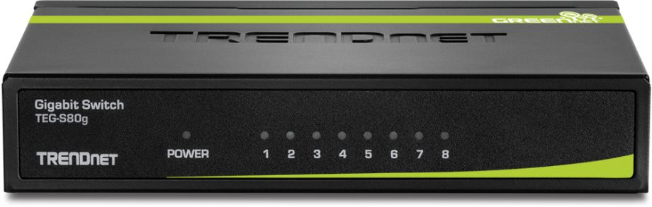 TRENDnet TEG-S80g 8-Port Gigabit GREENnet Switch (Metal)