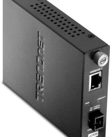 TRENDnet TFC-110S40D3i Intelligent 100Base-TX to 100Base-FX Dual Wavelength Single Mode SC Fiber Converter