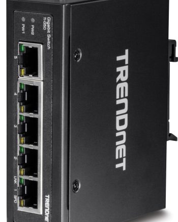 TRENDnet TI-G50 5-Port Hardened Industrial Gigabit DIN-Rail Switch