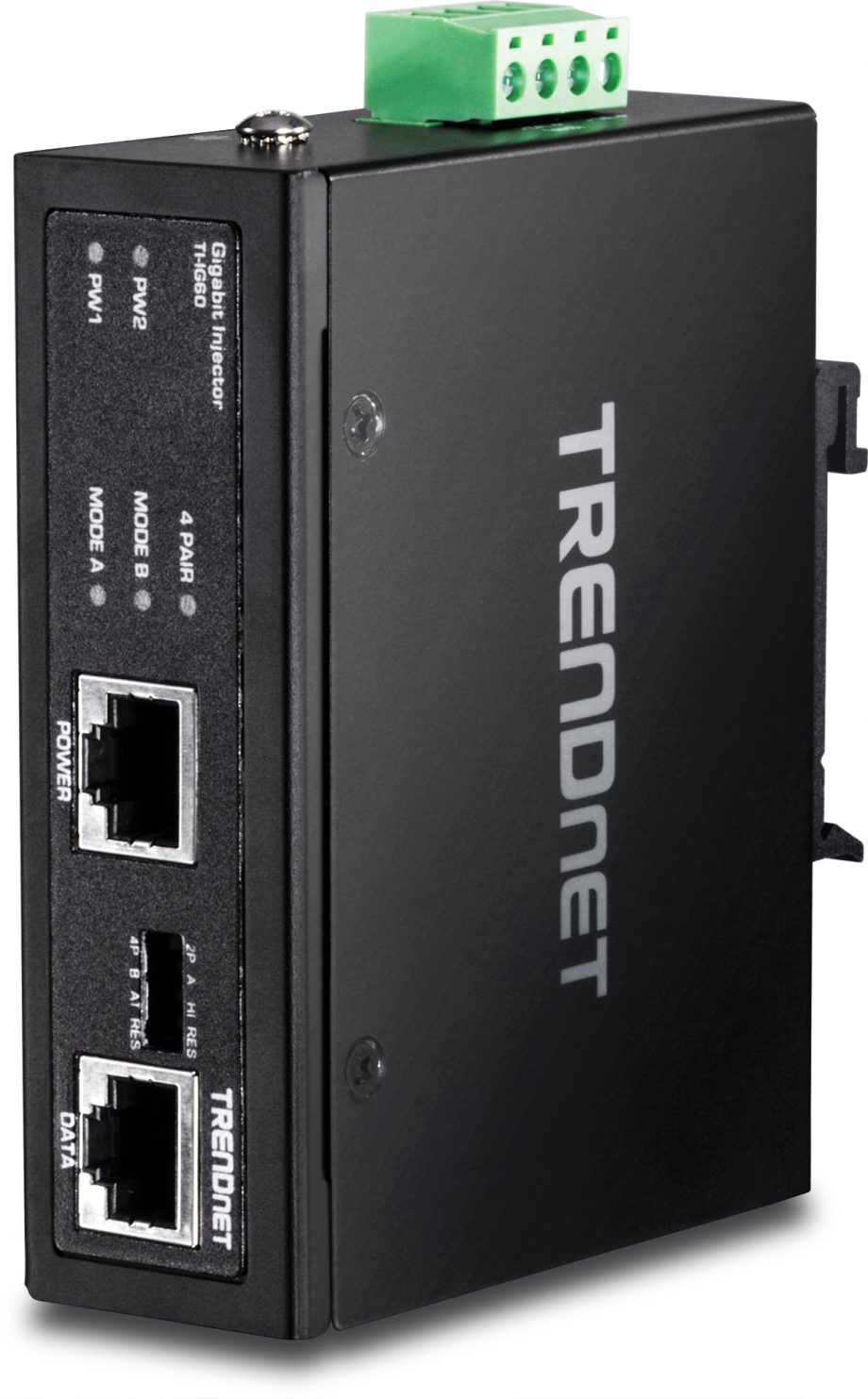 TRENDnet TI-IG60 Hardened Industrial 60 Watt Gigabit PoE+ Injector