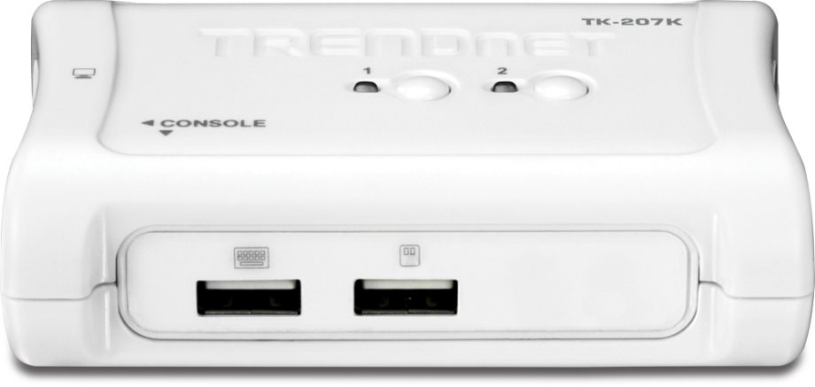 TRENDnet TK-207K 2-Port USB KVM Switch Kit