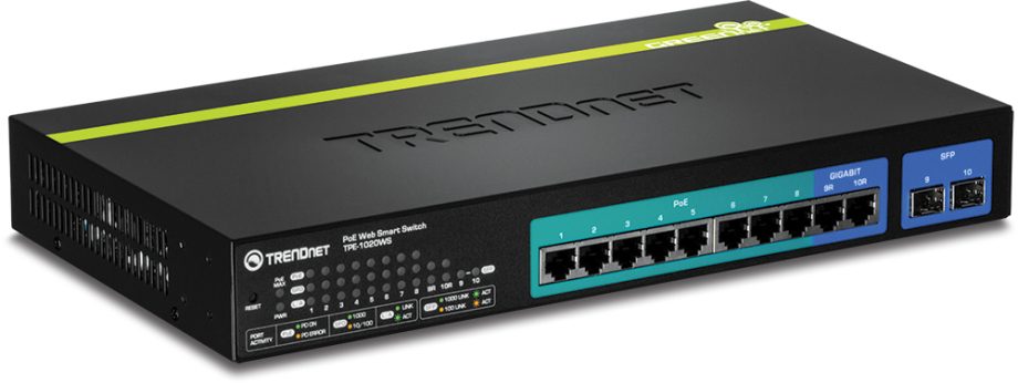 TRENDnet TPE-1020WS 10-Port Gigabit Web Smart PoE+ Switch