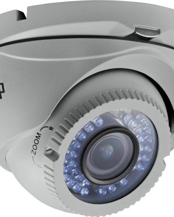 GE Security Interlogix TVT-4202 720TVL TruVision Turret Camera, 2.8-12mm VF Lens, 40m IR, IP66, NTSC