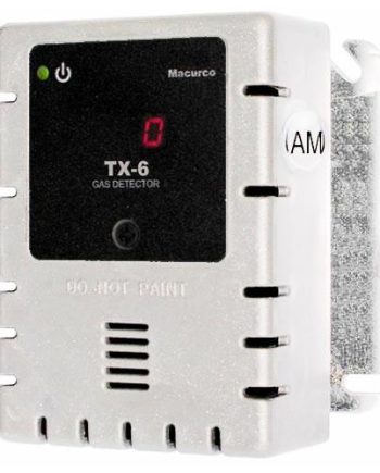 Macurco TX-6-AM WHITE Ammonia Fixed Gas Detector Controller and Transducer, White Housing