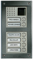 Comelit VV6F VandalCom Video Flush Mount 6 Push Button Entry Panel Kit