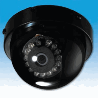 Weldex WDD-7500DN 1/3″ Indoor Day/Night Mini-Armordome IR Camera, 3.6mm Lens