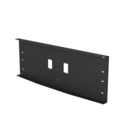 Peerless-AV WSP450 Triple Metal Stud Wall Plate with Electrical Knockouts, 16″ Centers