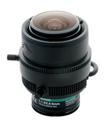 Fujinon YV2-8×2-8SR4A-SA2 3 Mega Pixel Day & Night IR Varifocal Lens, 2.8-8mm