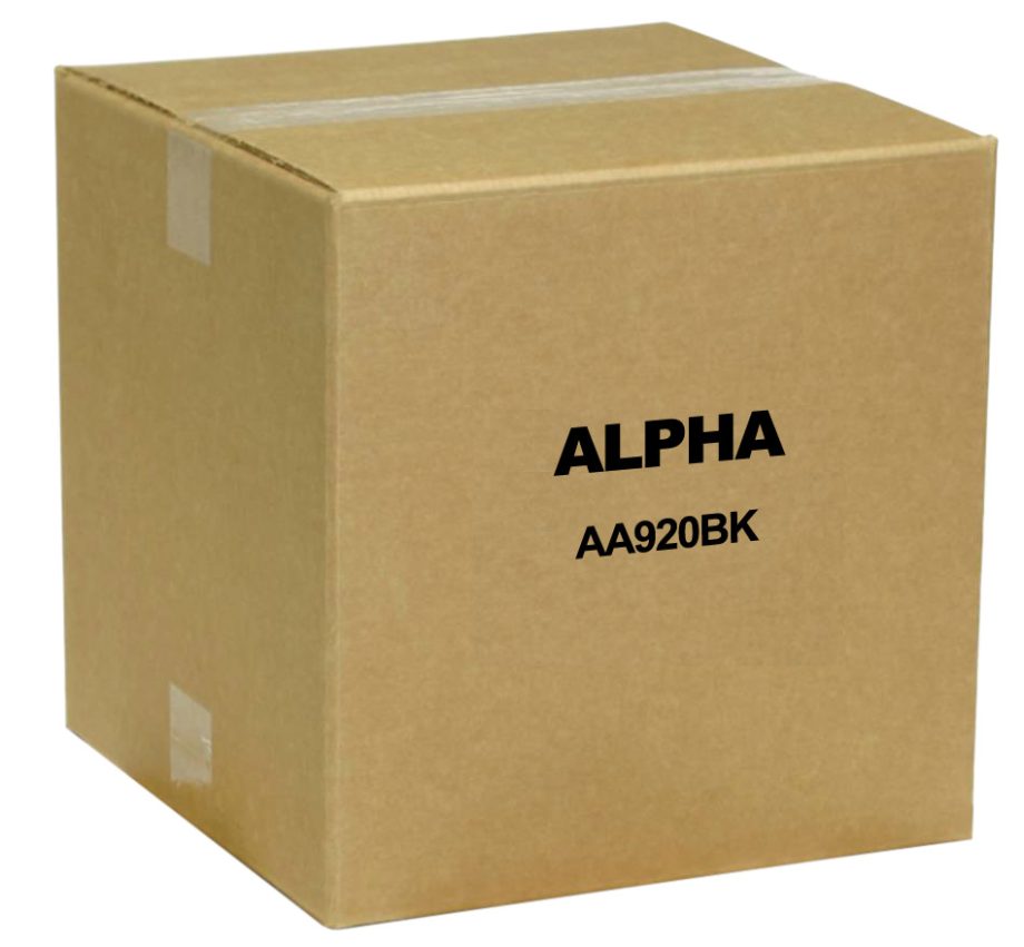 Alpha AA920BK Display Master Station, Black