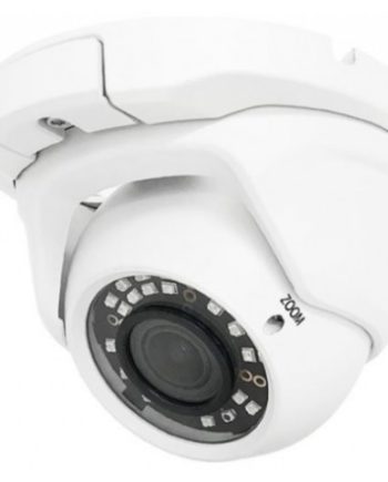 Active Vision ACC-V706N-24VD-W 1080P 4-in-1 AHD, HD-TVI, HD-CVI, and Analog Varifocal IR Vandal Dome Camera, White, 2.8-12mm Lens
