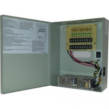 Active Vision APS-1209-5A 9 Channel, 12v DC, 5 Amp Power Supply, Smart-Fused PTC Outputs