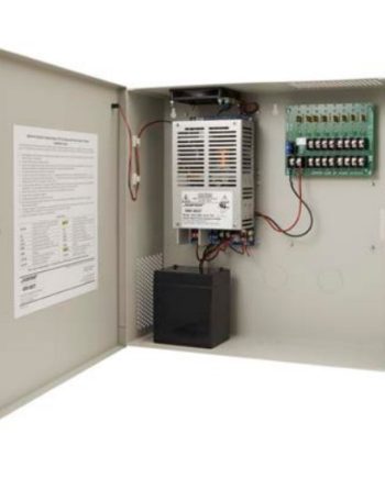 Securitron AQU128-8C 8 Amp, 12 VDC Power Supply with Enclosure, 8 PTC Outputs