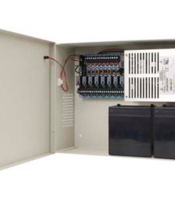 Securitron AQU243-8C8R 3AMP 24VDC Power Supply, 8 PTC Outputs, Relays, Fire Trigger