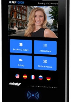 Alpha AT700AS 7.0″ Touchscreen Door Entry Station for Alpha Touch Platform