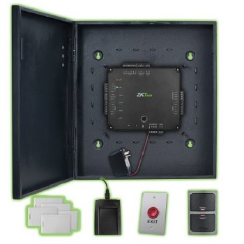 ZKAccess Atlas100-1-Door-Kit 1 Door Panel, 1 PC KR500E, 1 PC CR10E, 1PC PTE-1, 50 PCS Proxy-Card-Thick