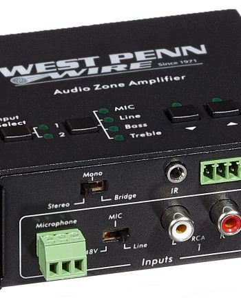 West Penn AV-AMP-20W 2×20 Watt MIN IN, Audio IN