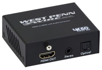 West Penn AV-AUDHDMI-EXT HDMI to HDMI Audio Extractor
