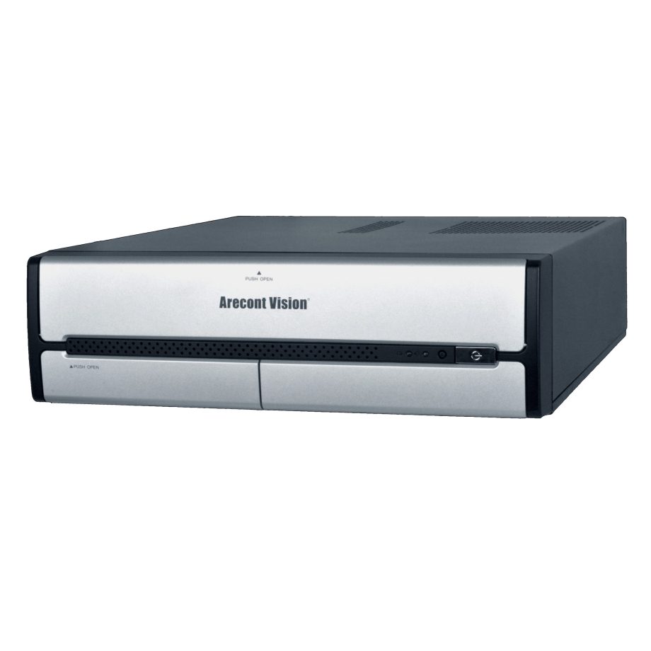 Arecont Vision AV-CSCDX24T 64 Channel Cloud Managed Compact Desktop Network Video Recorder Server with Linux OS, 24TB