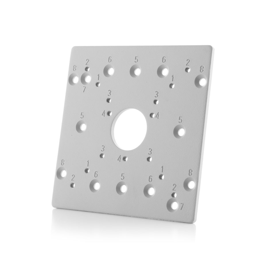 Arecont Vision AV-EBAS-W Square Electrical Box Adapter for ConteraIP Panoramic, Micro Bullet and Bullet Cameras, White